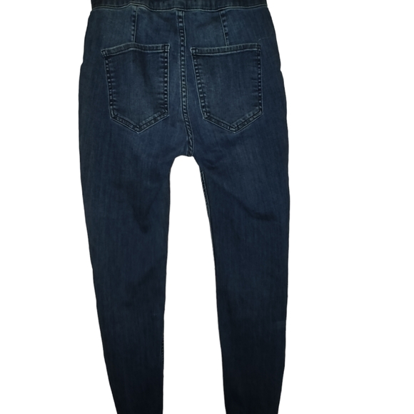 Free People Lace up High Rise Skinny Stretch Denim Jeggings Boho Whimsigoth 26 - Picture 8 of 11